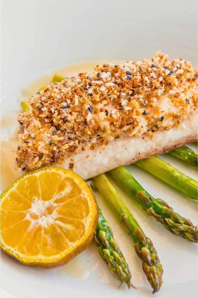 Pesto Crusted Sole Fish