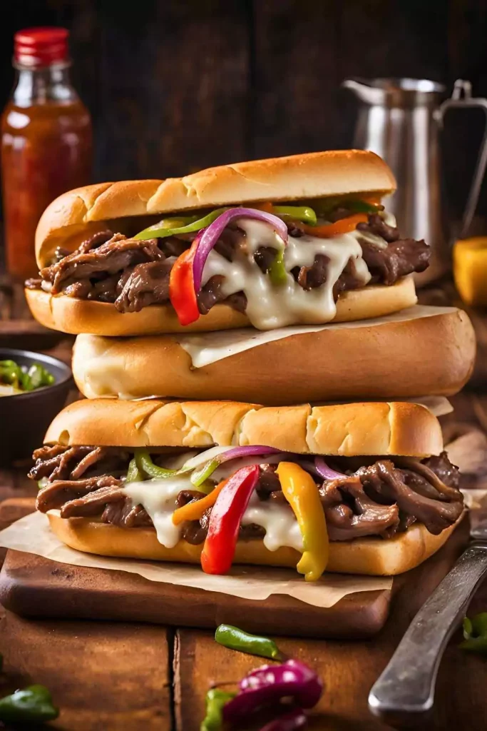 Philly Cheesesteak Sandwiches