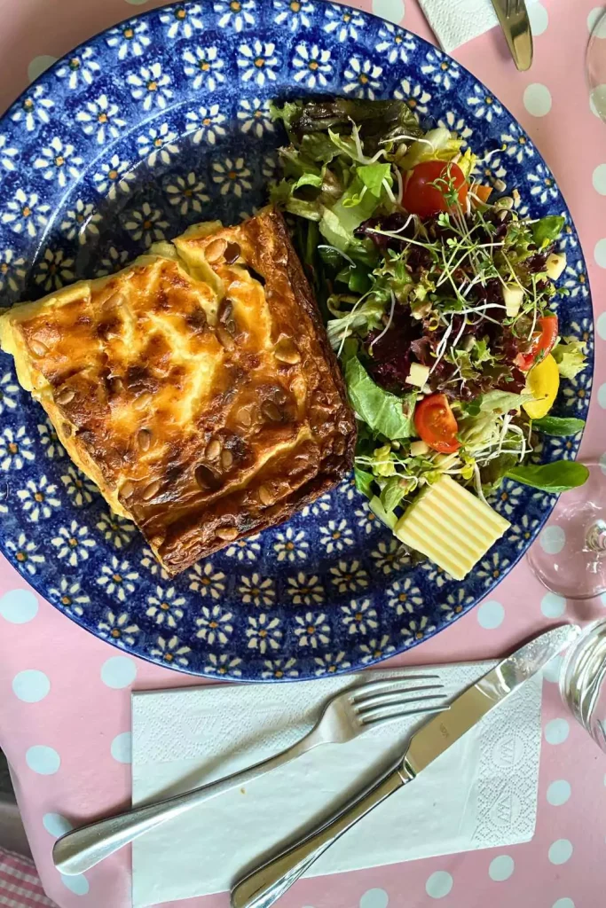 Quiche with Side Salad