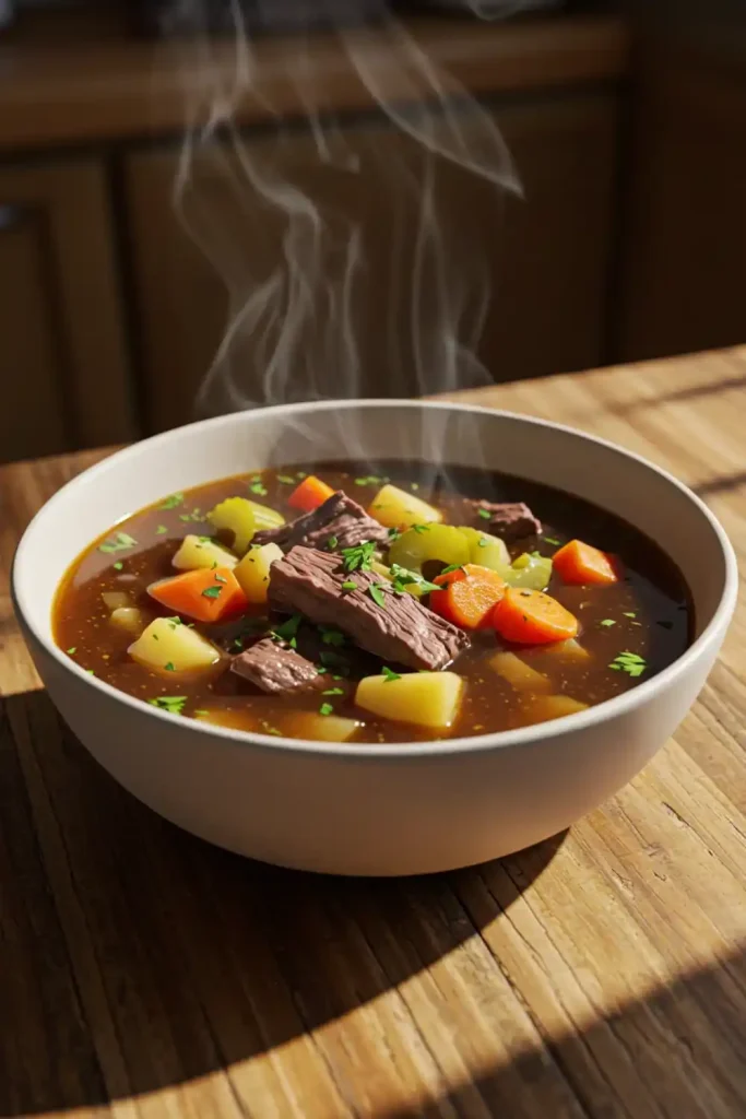 Roast Beef Vegetable Soup