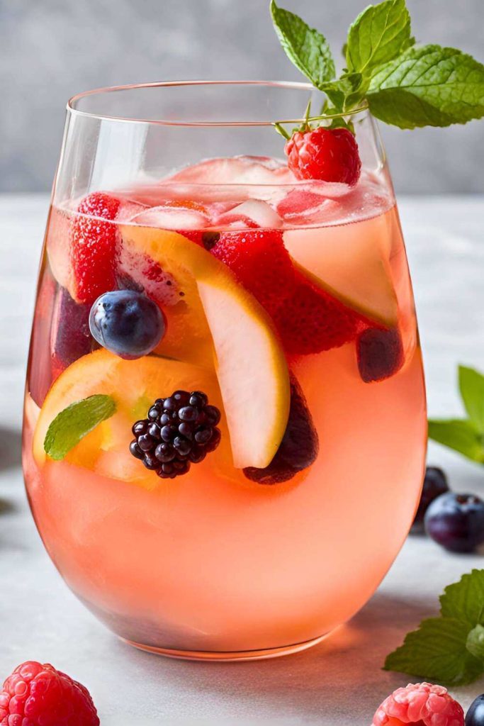 Rosé Sangria with Summer Fruits