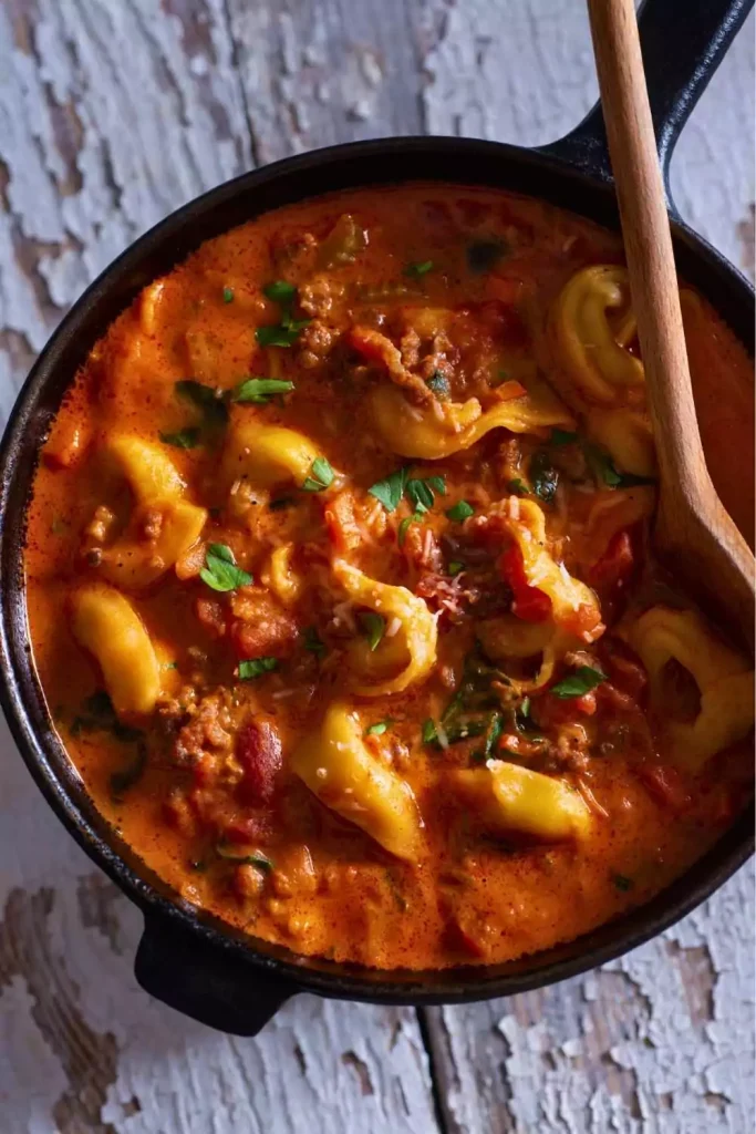 Sausage and Spinach Tortellini