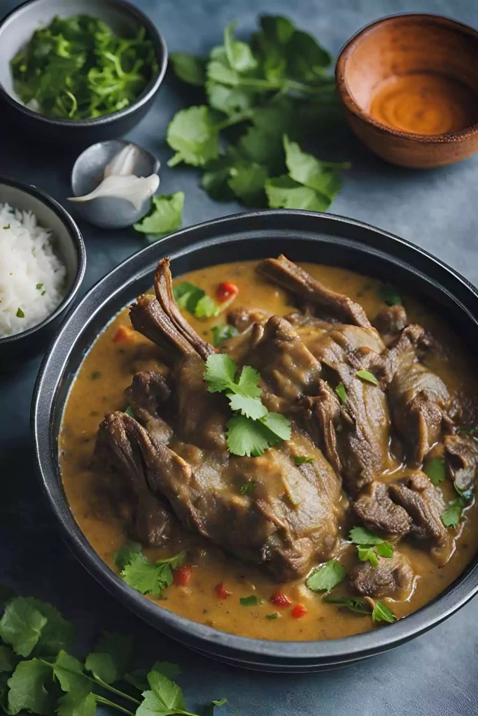 Slow-Cooked Mutton Bird with Coconut Milk