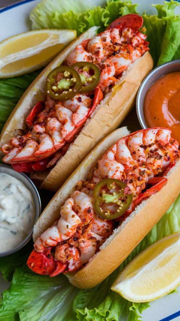 Spicy Lobster Rolls