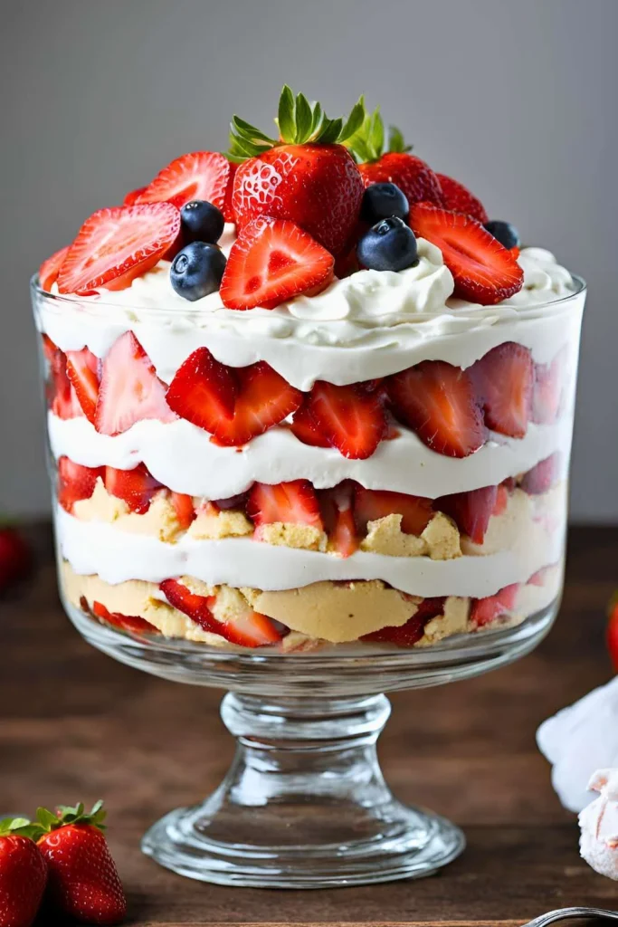 Strawberry Shortcake Trifle