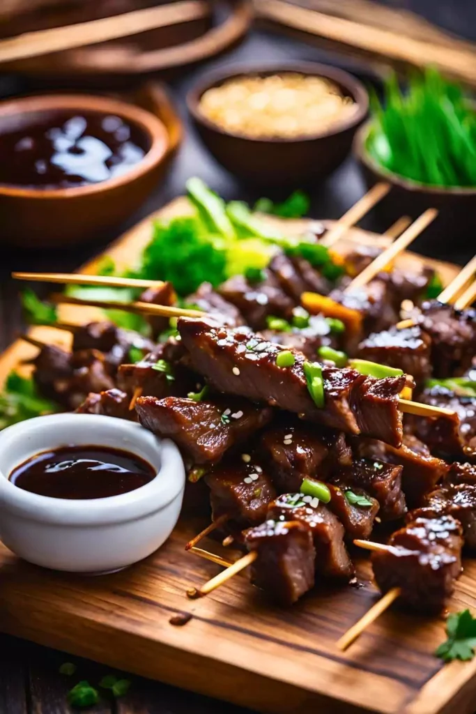 Teriyaki Beef Skewers