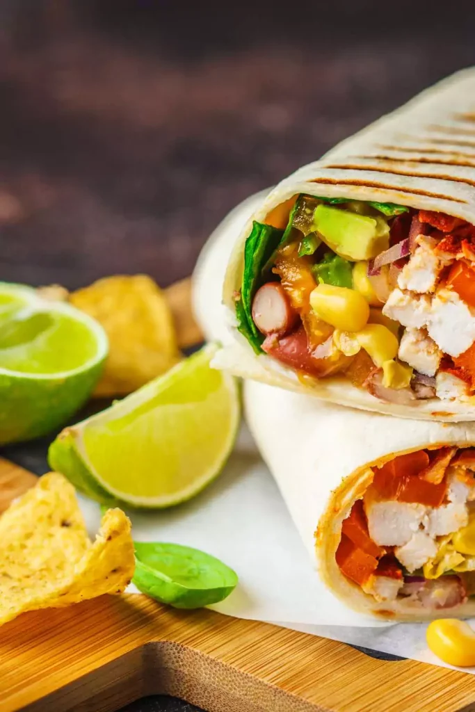 Tortilla Chicken Wrap with Avocado