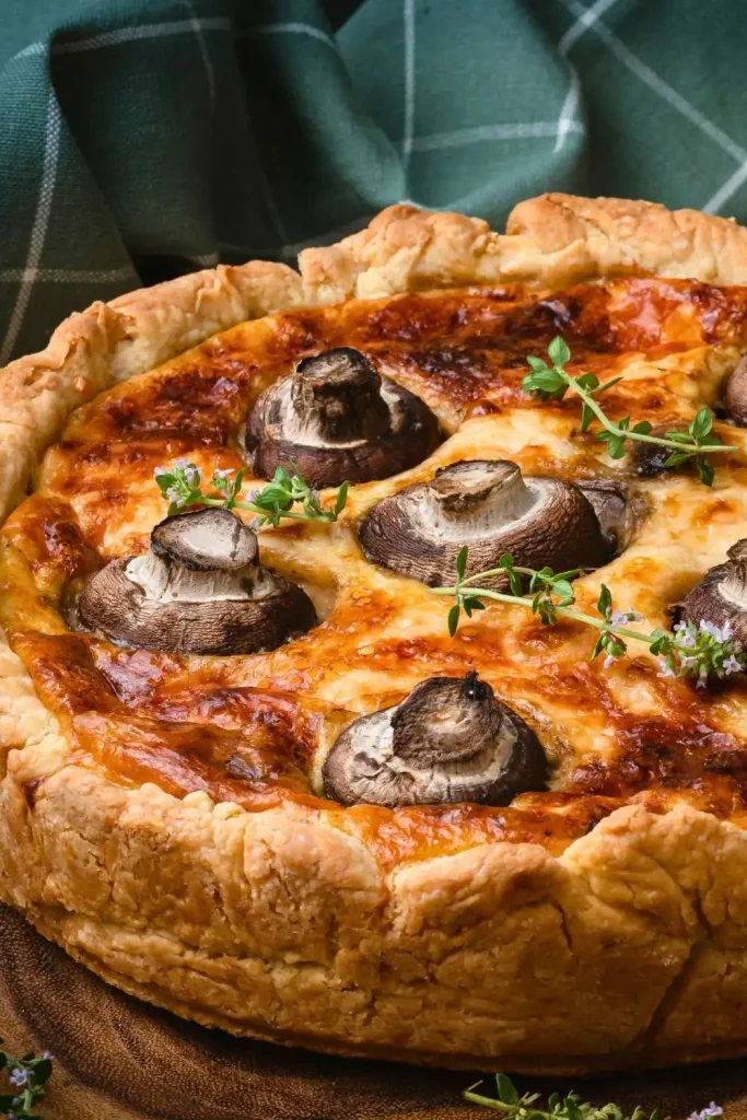 Truffle Mushroom Quiche