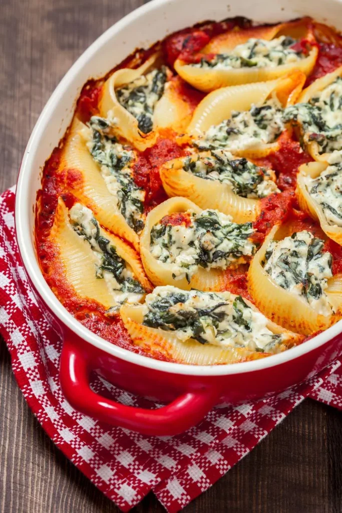 Turkey and Spinach Stuffed Shells