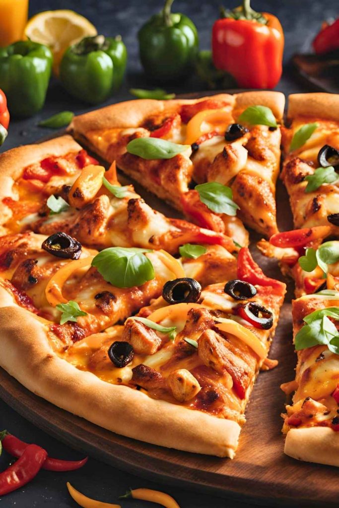  Spicy Peri-Peri Chicken Pizza