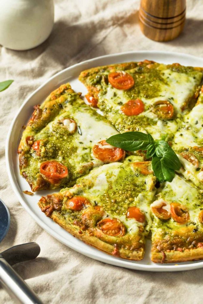 Pesto Chicken Pizza