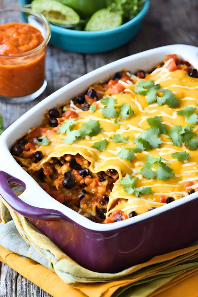 Vegetarian Enchilada Casserole