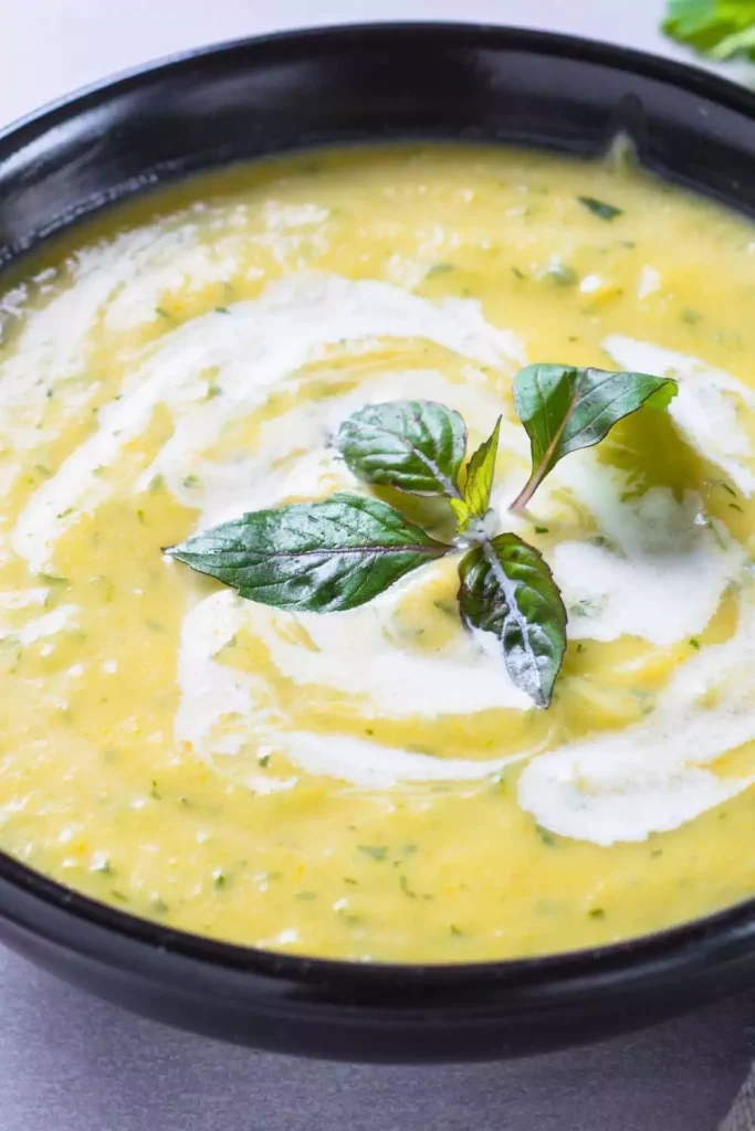 Velvety Zucchini and Potato Soup