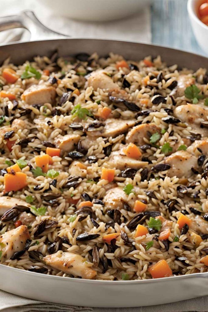 Wild Rice and Chicken Skillet -  PinnedRecipe