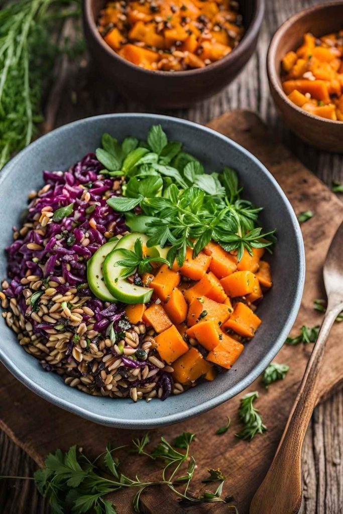 Wild Rice and Sweet Potato Bowls - PinnedRecipe