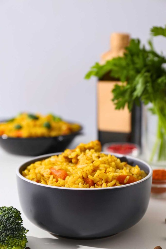 Yellow Rice With Lentils