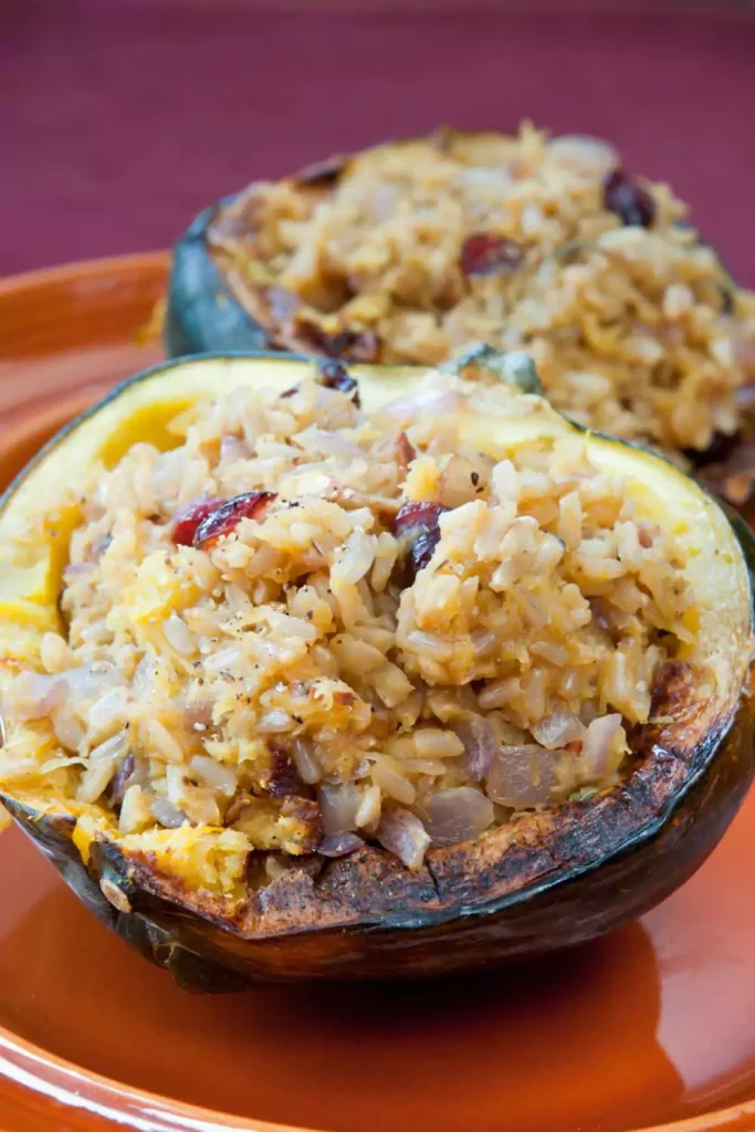 Apple Stuffed Acorn Squash