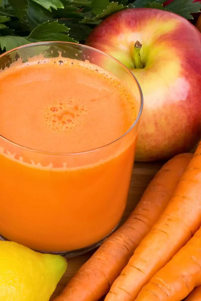 Carrot, Apple, and Ginger Juice