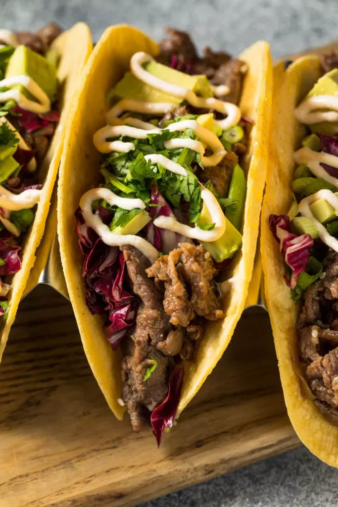 Korean BBQ Beef Tacos