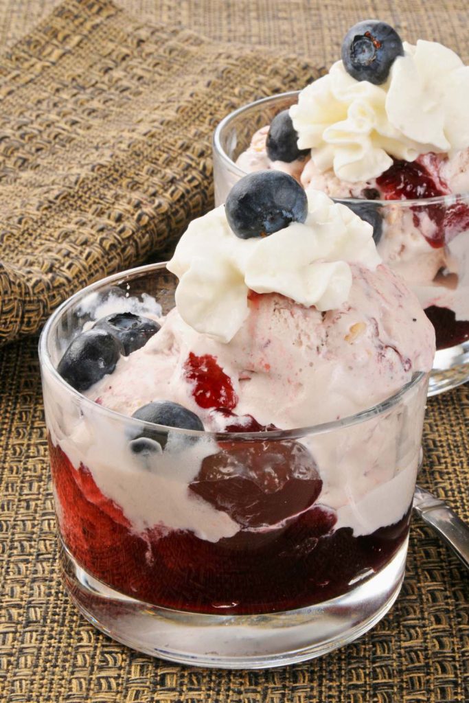 8. Blueberry Cheesecake Ice Cream