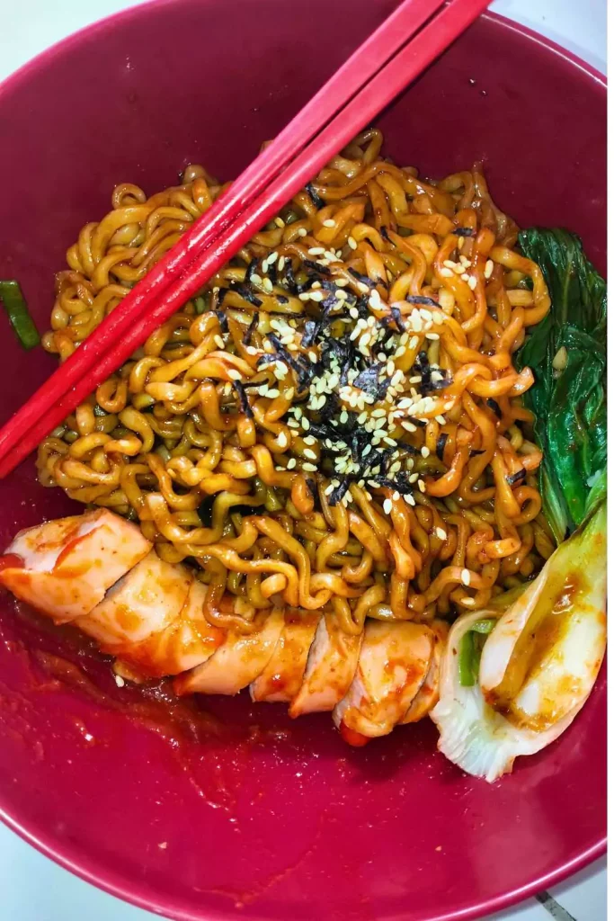 Spicy Sesame Udon Noodles