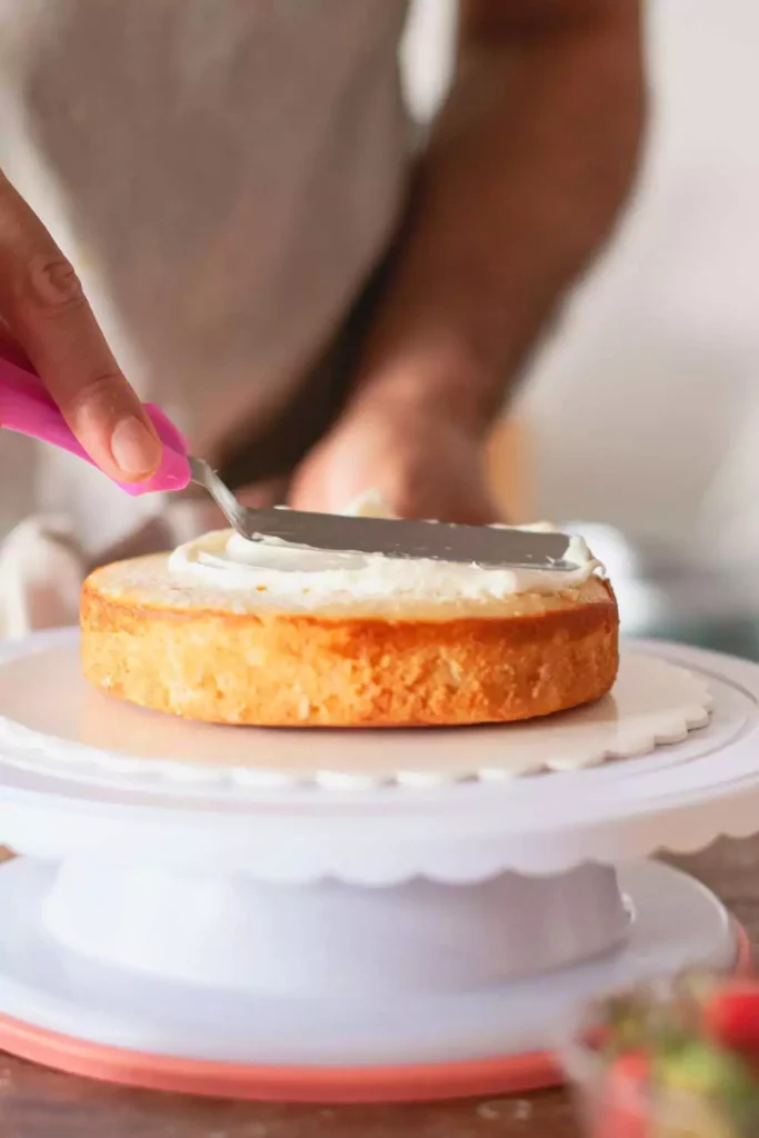 White Cake with Buttercream Frosting