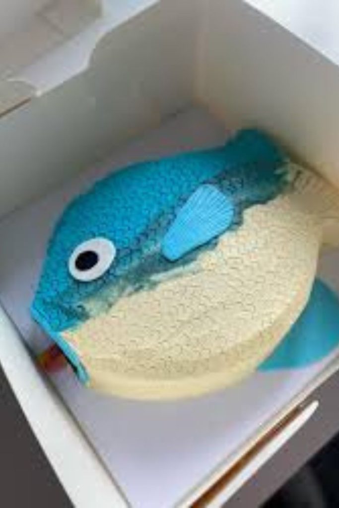 Fish-Shaped Cake