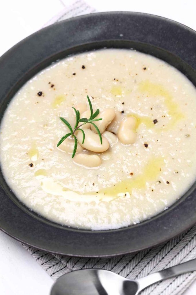 1. Creamy Tuscan White Bean Soup - Pinned Recipe
