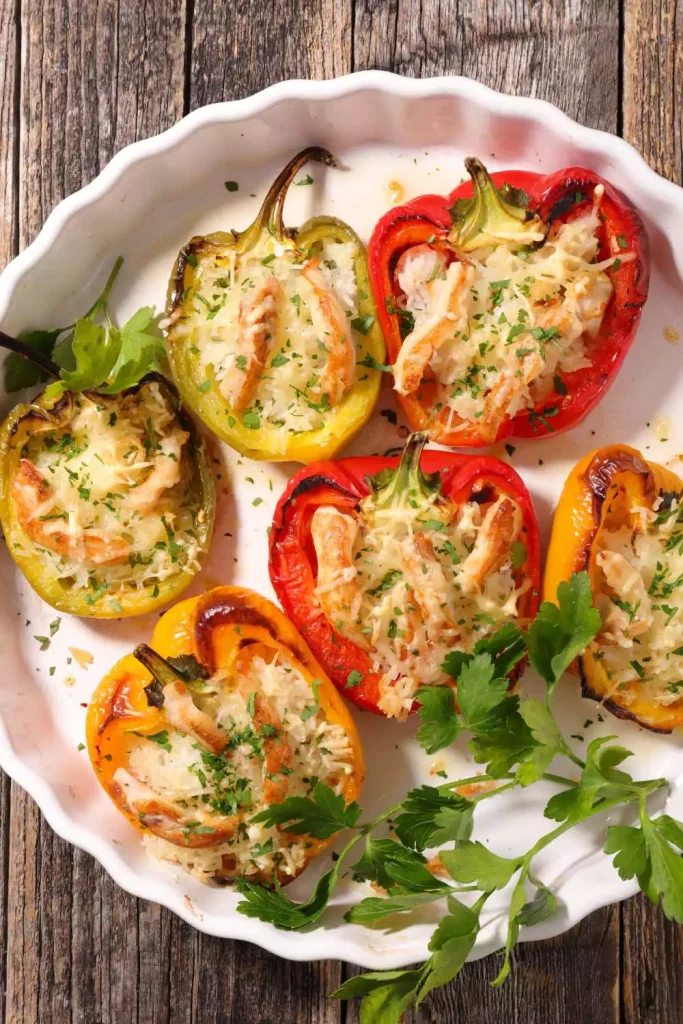 Air Fryer Stuffed Bell Peppers