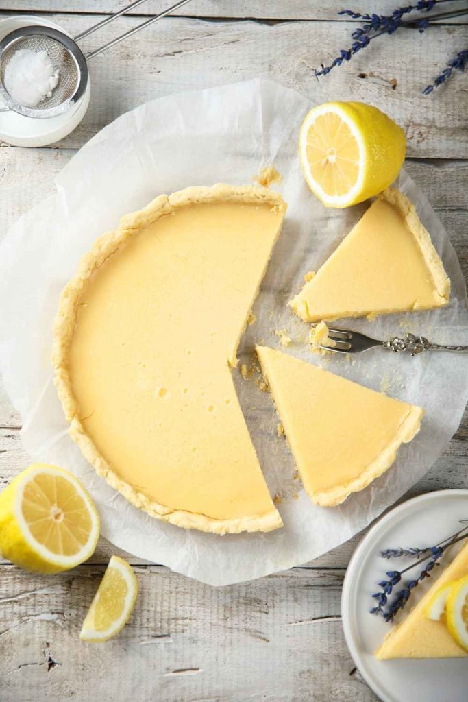 10. Lemon Tart: The Zesty Sunshine - Pinned Recipe