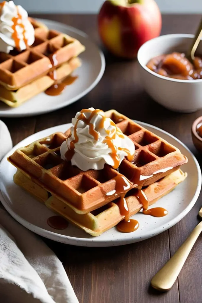 Cinnamon-Apple-Waffles