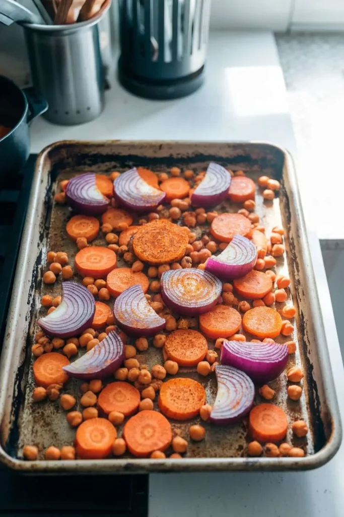 Smoky-Carrot-&-Chickpea-Traybake