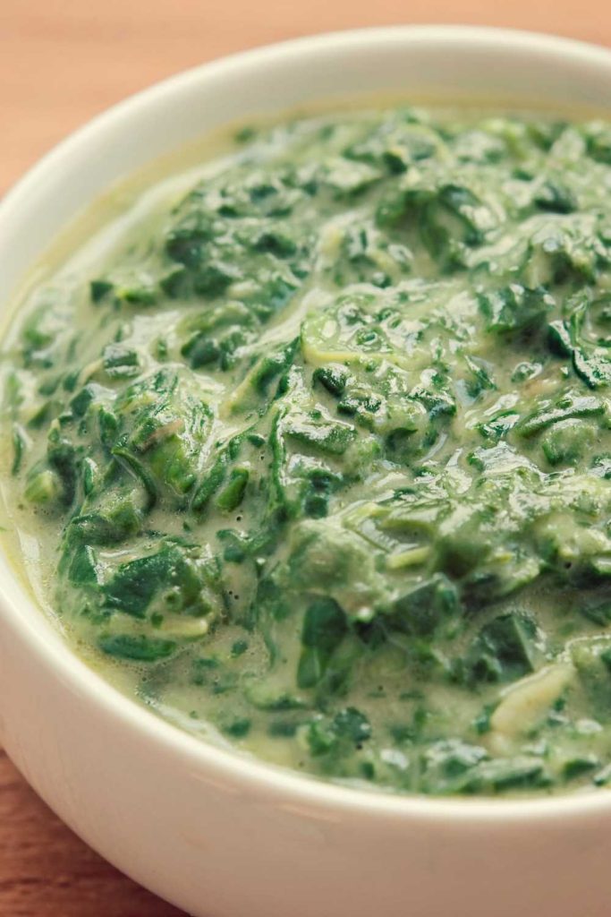 Creamed Spinach with Parmesan