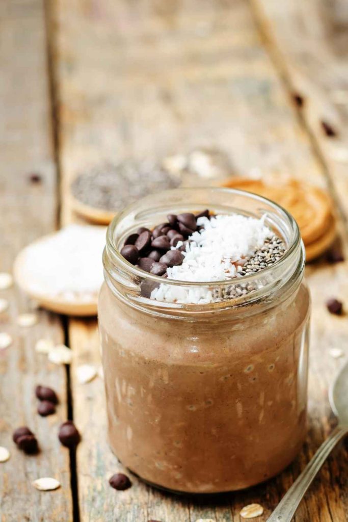 12. Chocolate Chia Overnight Oats - Pinned Recipe