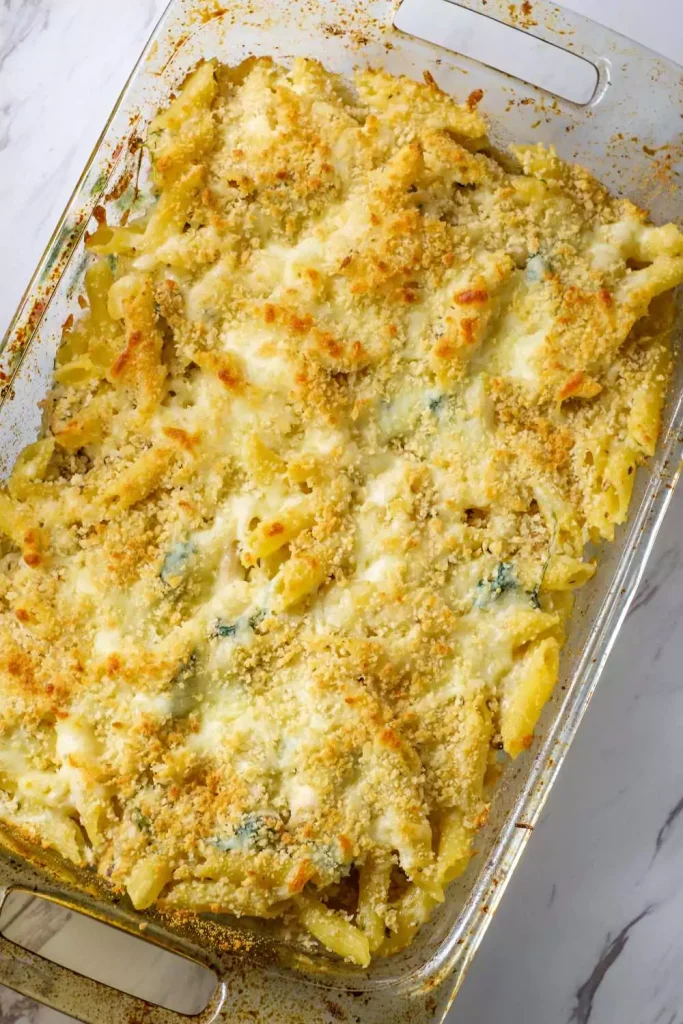 Creamy Kale and Pasta Bake