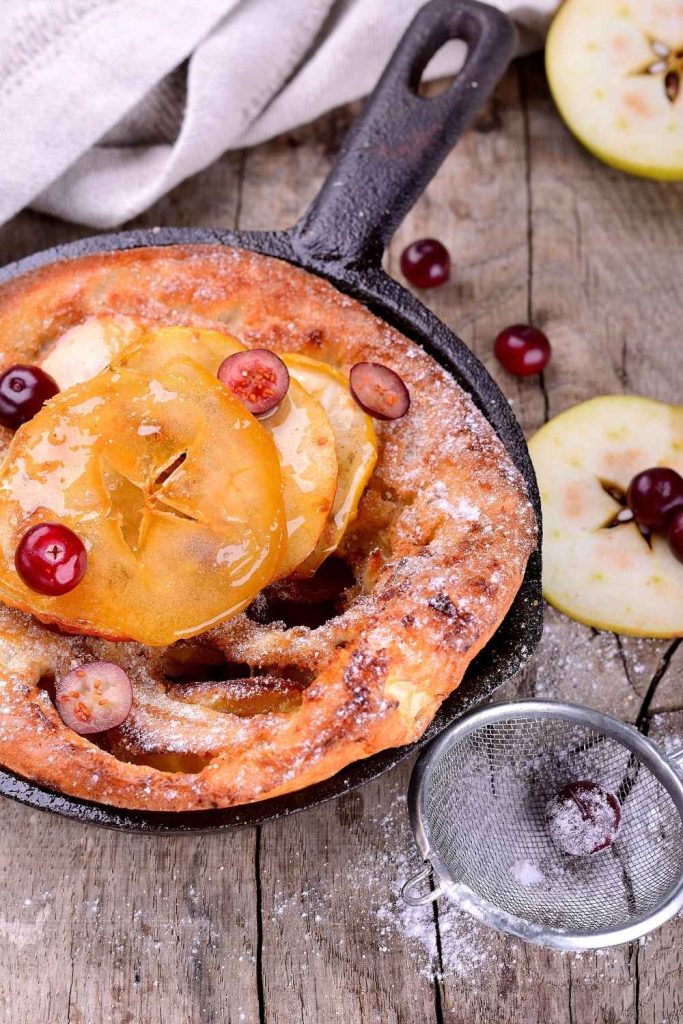 14. Spiced Apple Dutch Baby Pancake - Pinned Recipe