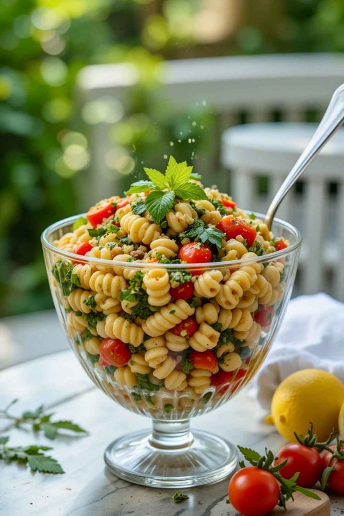 15. Lebanese Tabbouleh Pasta Salad - Pinned Recipe