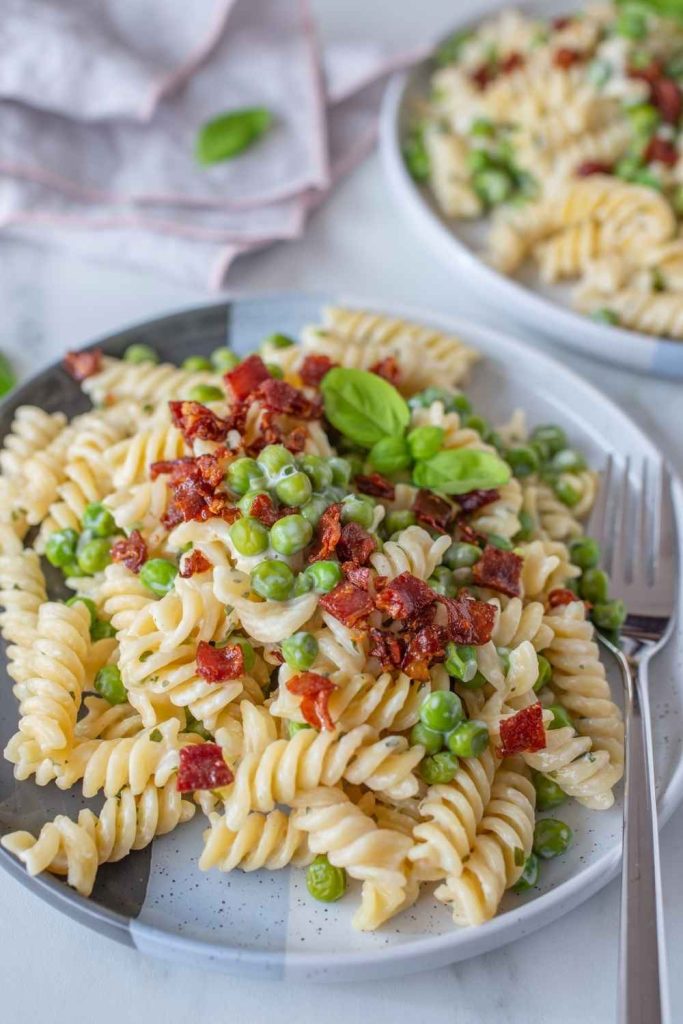 15. Lemon Ricotta Farfalle with Peas - Pinned Recipe