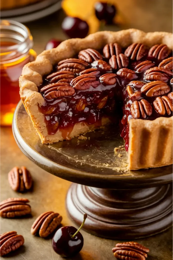 Pecan-Cherry-Pie