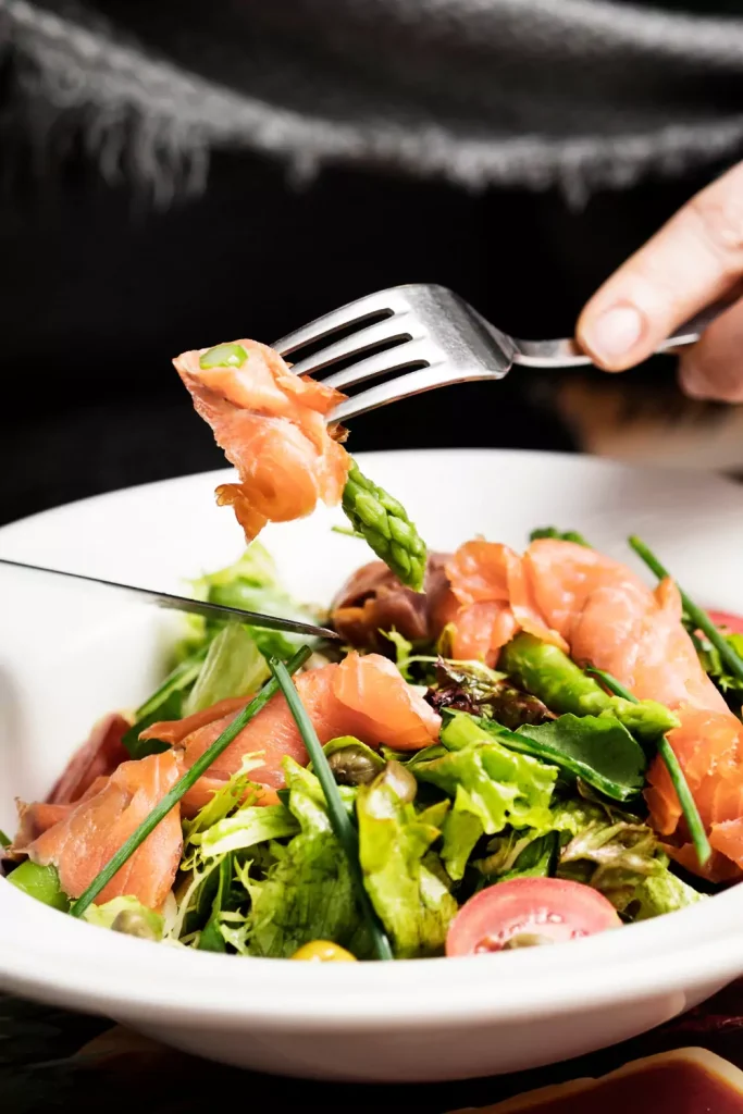 Asparagus and Smoked Salmon Salad