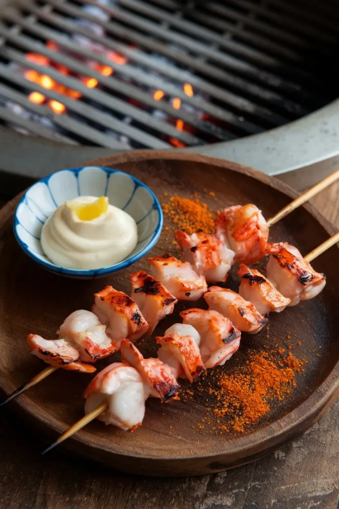 Yakitori Lobster with Ponzu Mayonnaise