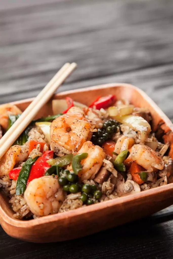 Spicy Shrimp Rice Bowl