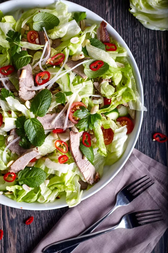 Chargrilled Kingfish with Asian Chilli Salad