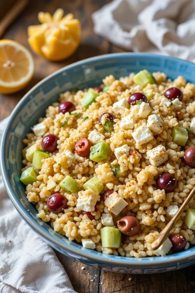 2. Greek Orzo Salad - Pinned Recipe