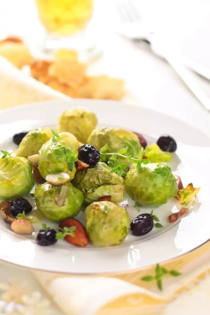 Brussels Sprouts with Orange and Almonds