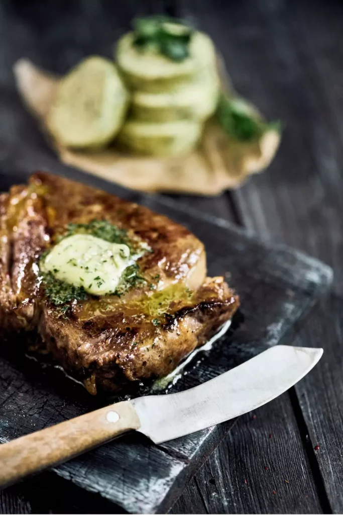 Kingfish Steaks With Lemon Garlic Butter