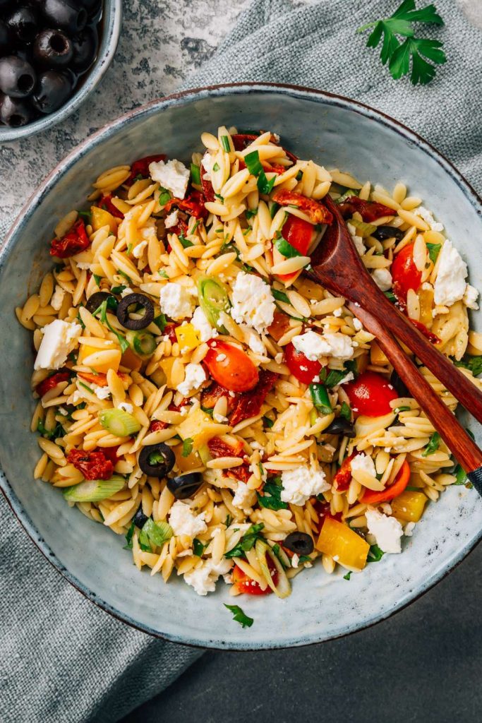 Mediterranean Pasta with Olives and Feta