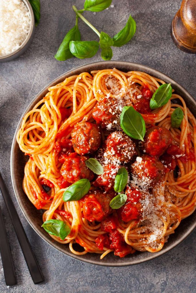 Spaghetti and Meatballs