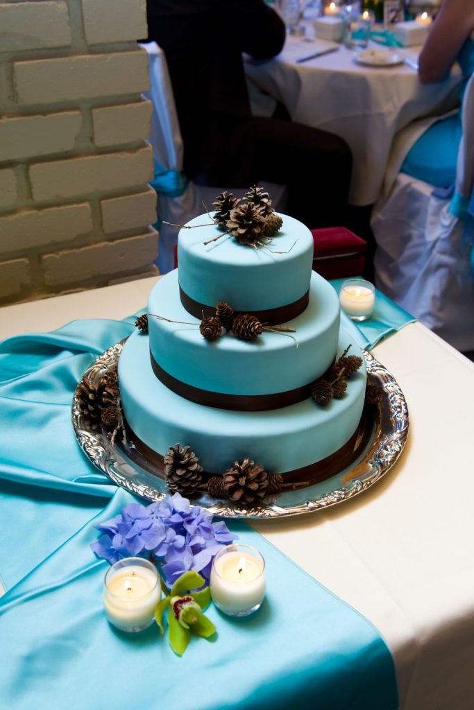 Blue and Green Cake