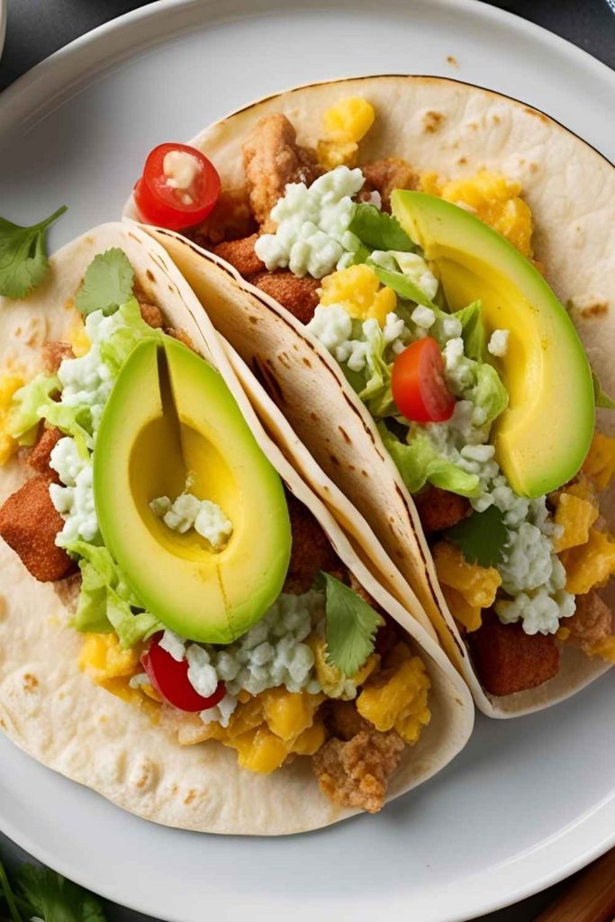 5. Cottage Cheese Breakfast Tacos - Pinned Recipe